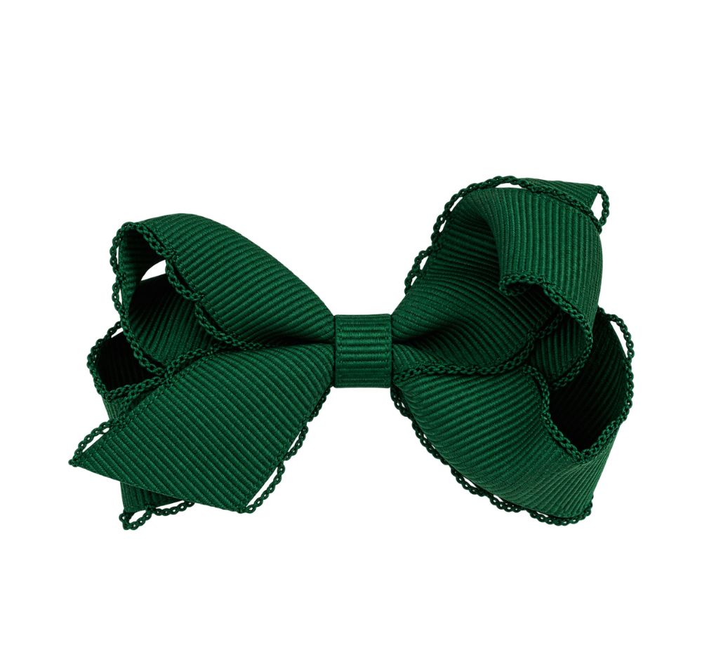 Mini Monotone Mnstch Gg Forest Green Bow