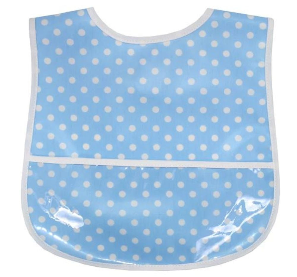 Babero Wipeable Estampado Puntos
