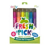 Fresh Pick Apple Scented Neon Gel Crayons