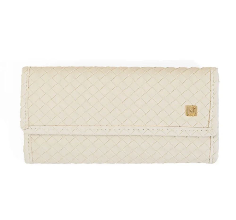 Woven Sand Jewelry Wallet