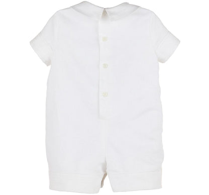 Linen  Boy Bubble White