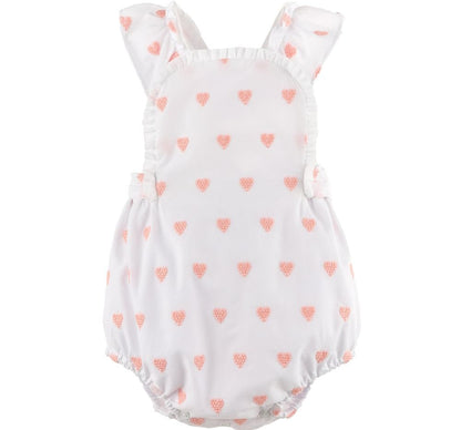 Sweetheart Broderie Sunsuit Print