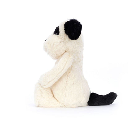 Bashful Black & Cream Puppy Medium