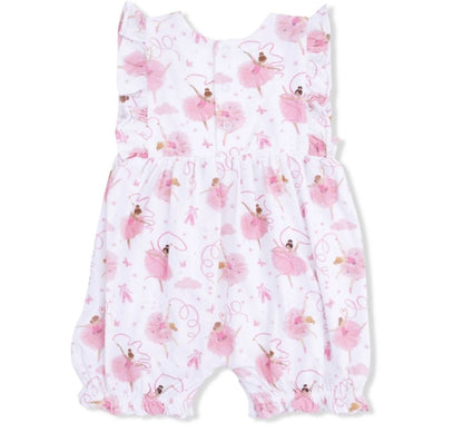 Ribbon Ballerinas Ruffle Playsuit