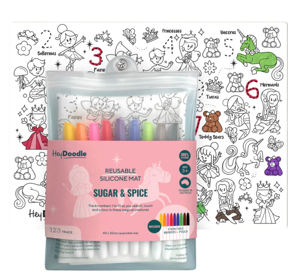 Sugar & Spice Classic Coloring & Doodle Mat