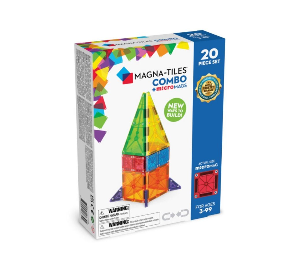 Magna Tiles Combo Micro Mags 20 Pc Set