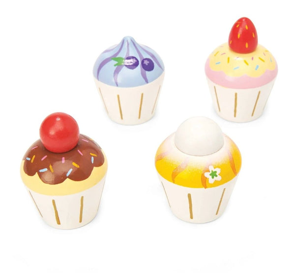 Wooden Cupcake Play Food Set