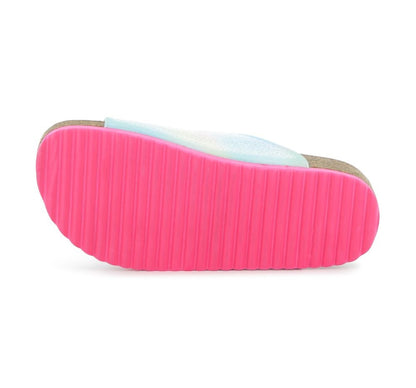 Sparkly Two Strap Slides
