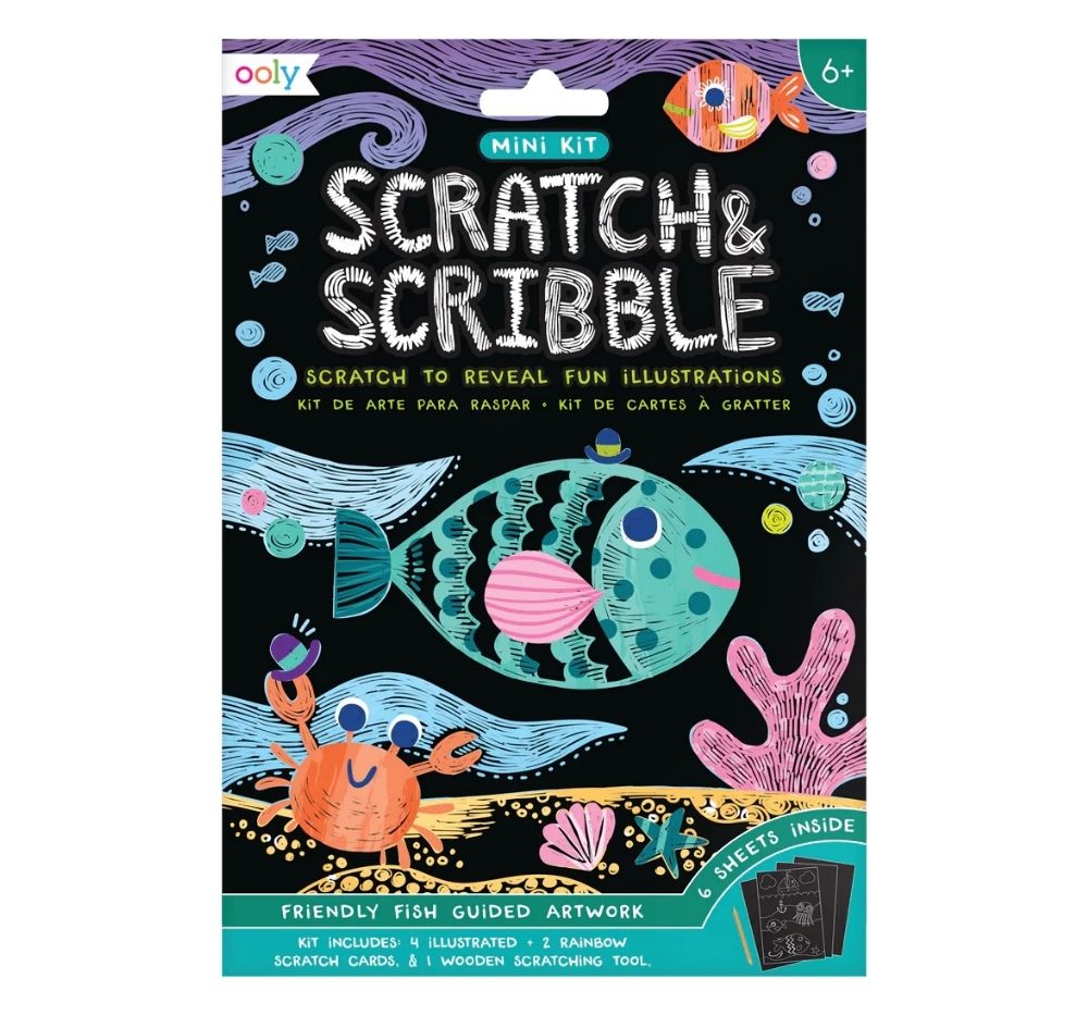 Mini Kit Scratch & Scribble Fish