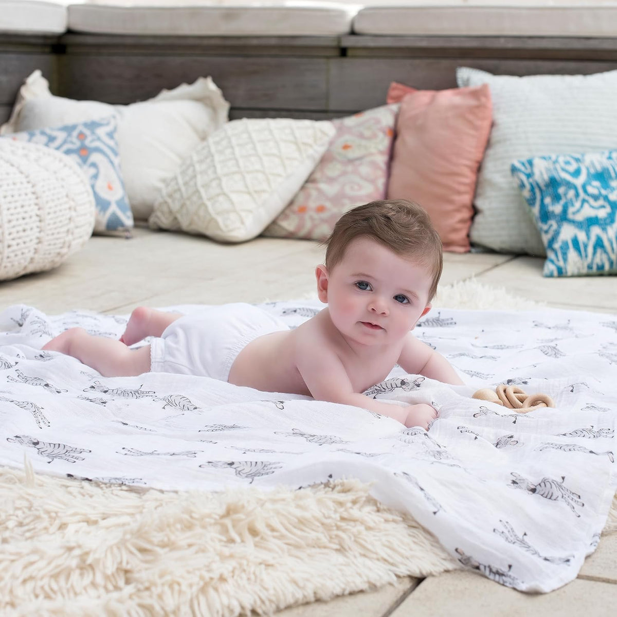 Safari Babes 4-pack Swaddles plus