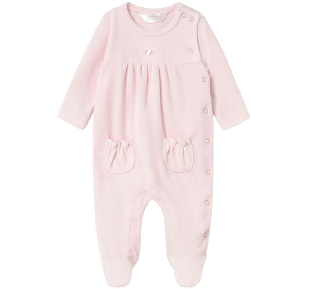 Pelele Tundosado Rosa Baby