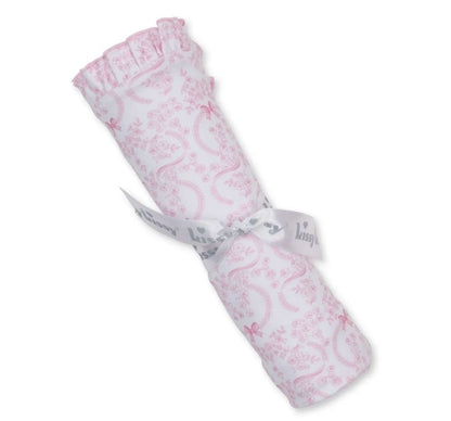 Blanket Delicate Blooming Bows Pink