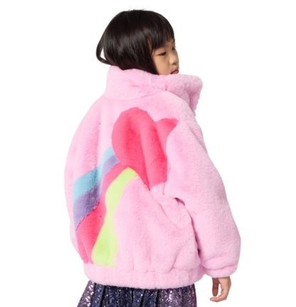 Jacket Faux Coat Pink