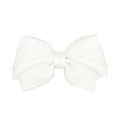 Sml Org/Gg Overly Pleated White Bow