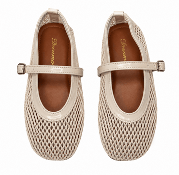 Lala Raffia Flats Ivory