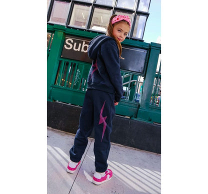 Sparkle Lighting Flash Fleece Set