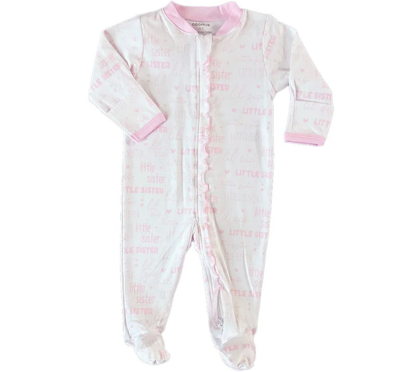 Zipper Footie Little Sister