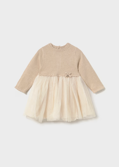 Vestido Combinado Tricot & Tull Hojaldre
