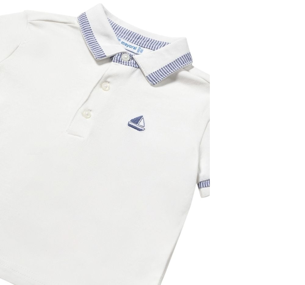 Polo Combinado y Pantalón Seersucker