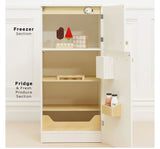Wooden Kitchen Fridge Freezer