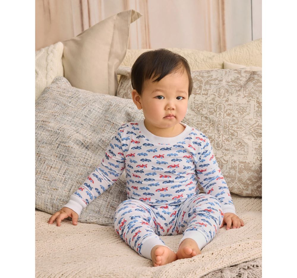 Pajama Set Snug PRT PJs Speedy Racecars