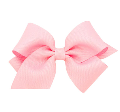 Medium Solid Grosgrain Bow Light Pink