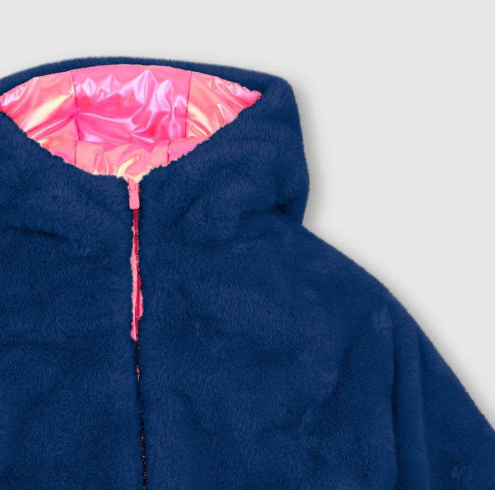 Reversible Faux Jacket Pink