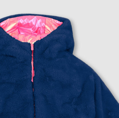Reversible Faux Jacket Pink