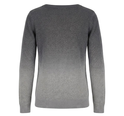 Grey Ombre Sweater