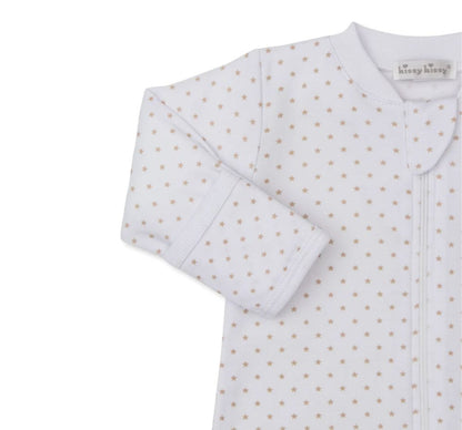 Teddy Bear Love-Footie w/ Zip Tan