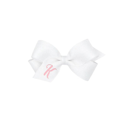 Mini Monogram Gro Bow White K