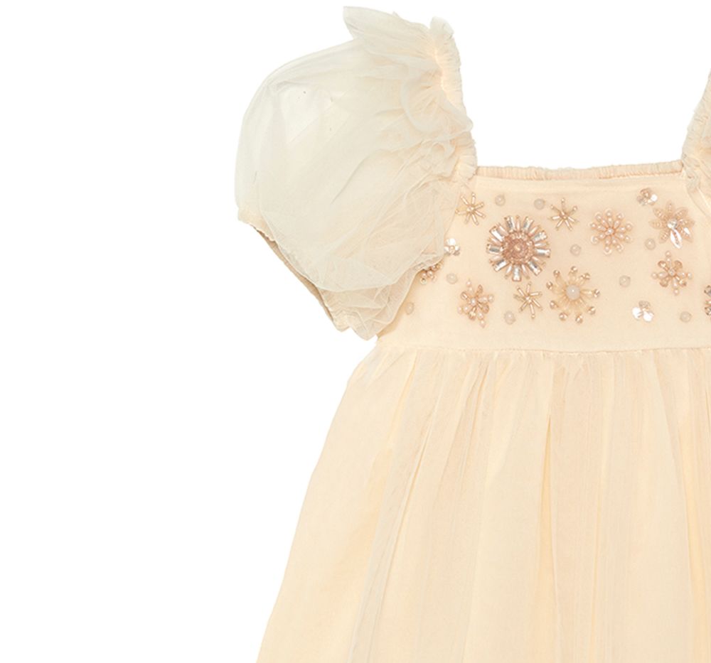 Bebe Daffodil Dream Tulle Dress