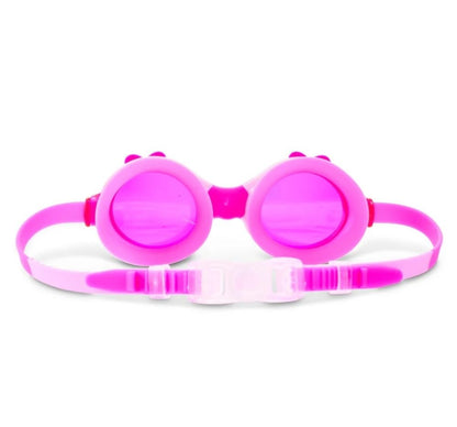 Ribbon Glam Swim Goggles Bow Dazzle Pink