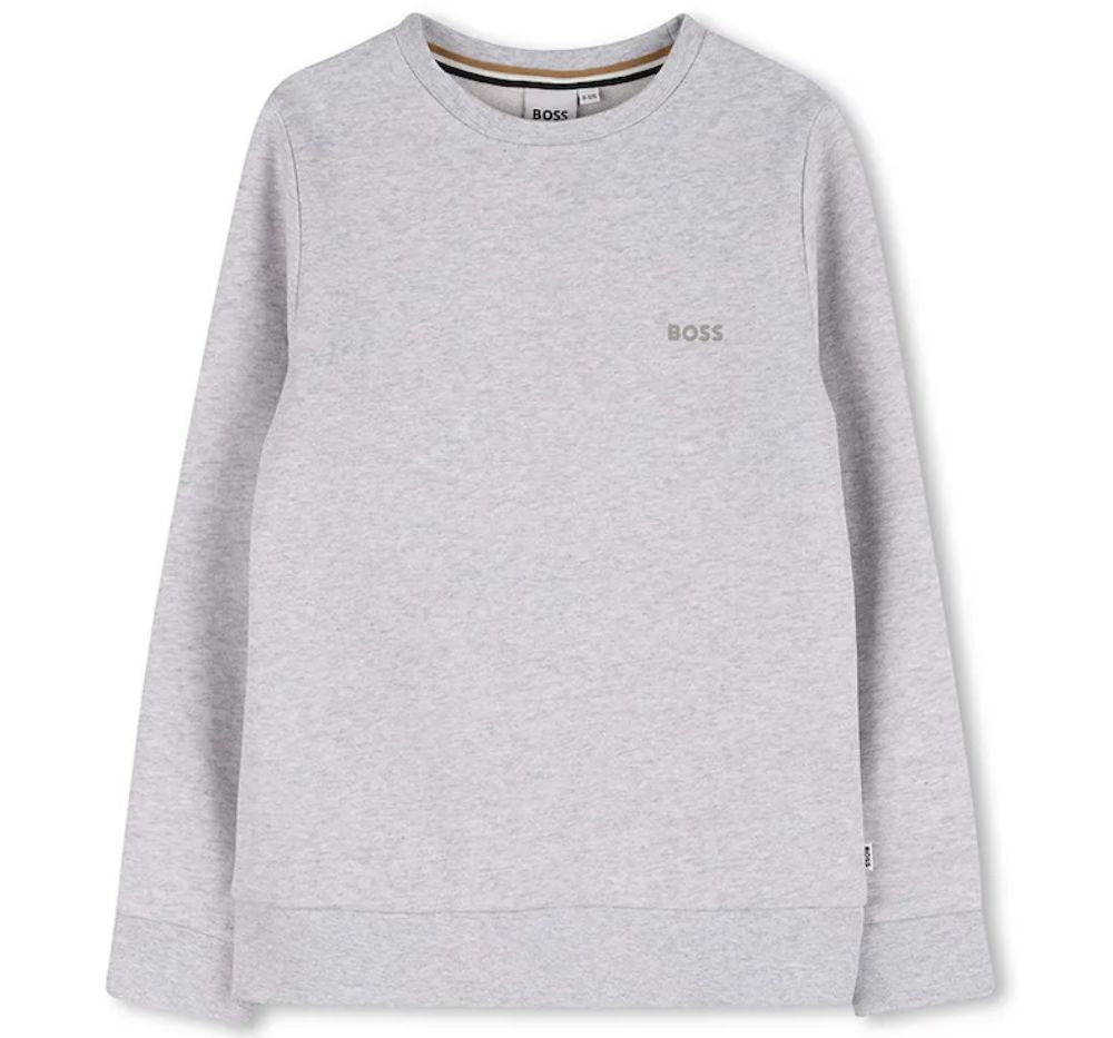 Small Logo Sweatshirt Chine Grey