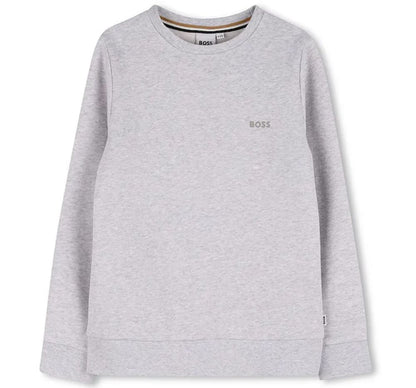 Small Logo Sweatshirt Chine Grey