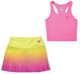Theme Local Sports Top Pink & Tennis Skort