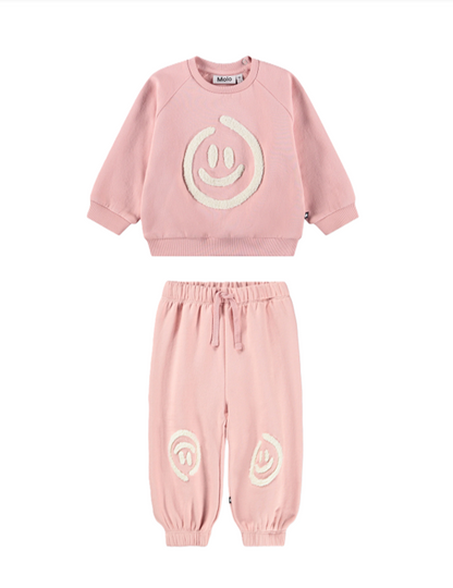 Sweat Shirt & Soft Pant Disc Mellow Rose