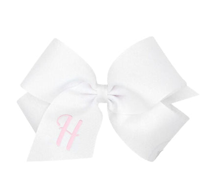 King Monogram Gro Basic White H