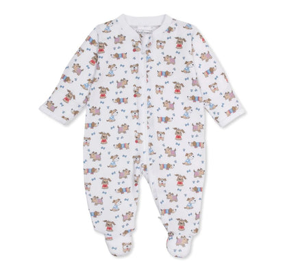 Footie W-Zip PRT PJs Dog Walk