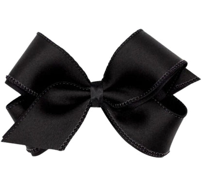 King Jewel Satin/Gg Overly Bow Black