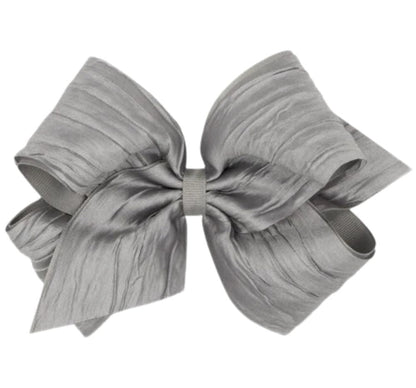 King Crush Taffeta/Gg Overly Bow Grey