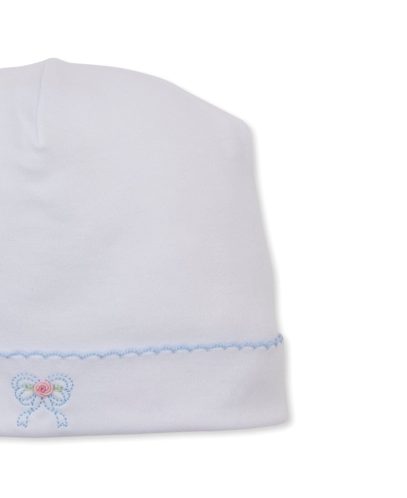 Hat w/ Hand Emb Premier Rose Bow