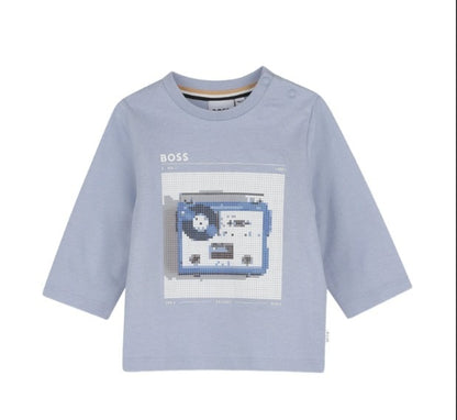Tee Vintage Graphic Pale Blue