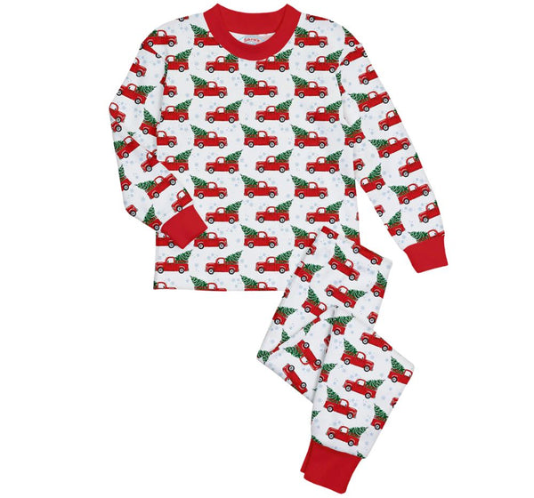 F.R. 2PC Pjs Xmas Red Truck