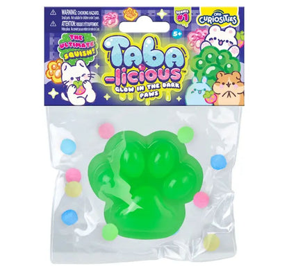 Taba-licious Glow in the Dark Paws Green