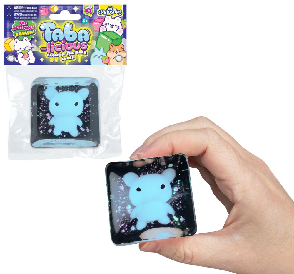 Taba-licious Glow in the Dark Cubes Pig Bl