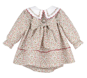Claret Berries Dress Red