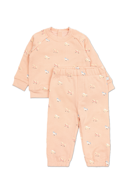 Tracksuit  Horse Embro Pink