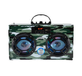 Boom Box Bluetooth Speaker-Green Camo