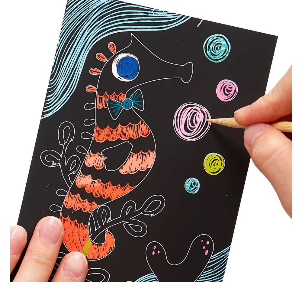 Mini Kit Scratch & Scribble Fish